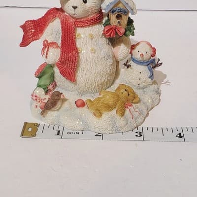Cherished Teddies MERRY In The Meadow We Can Build A Snowman Figurine #706906 - Thumbnail 7