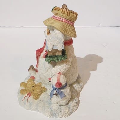 Cherished Teddies MERRY In The Meadow We Can Build A Snowman Figurine #706906 - Thumbnail 4