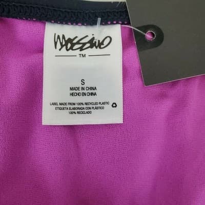 Mossimo Pink/Slate Bikini Swim Bottom Size Small Braided Side Cut-Out Detail - Thumbnail 3