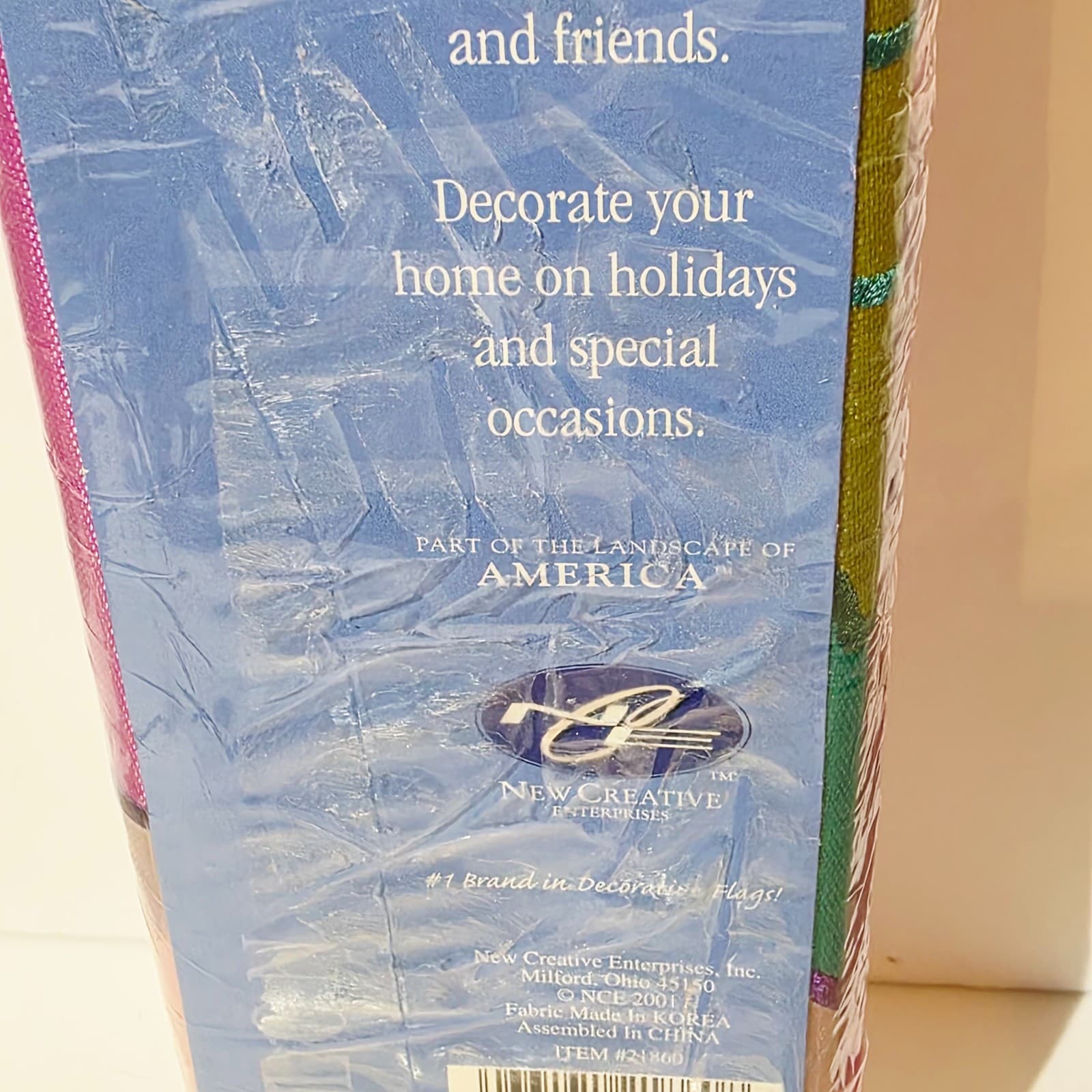 Vintage 2001 Happy Mothers Day Decorative Outdoor Nylon Flag 28” X 44” NOS - Thumbnail 5