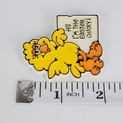 Vintage Hallmark Cards Chicken Duck Plastic Brooch Pin Spring Easter Chick - Thumbnail 4