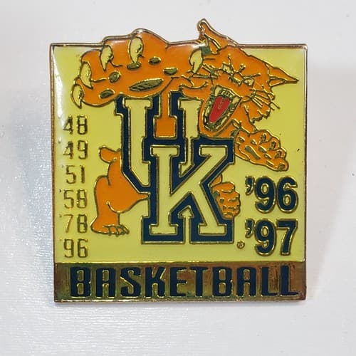 Vintage University Of Kentucky Wildcats Basketball 1996/97 Lapel Cap PIN