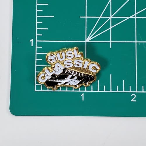 USL Classic Soccer Metal Lapel Cap Hat Scarf Pin Badge Crown Awards - Thumbnail 5