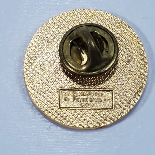 Vtg 1992 NBA Charlotte Hornets Round Logo Enamel Lapel Cap Pin Basketball OOP - Thumbnail 2