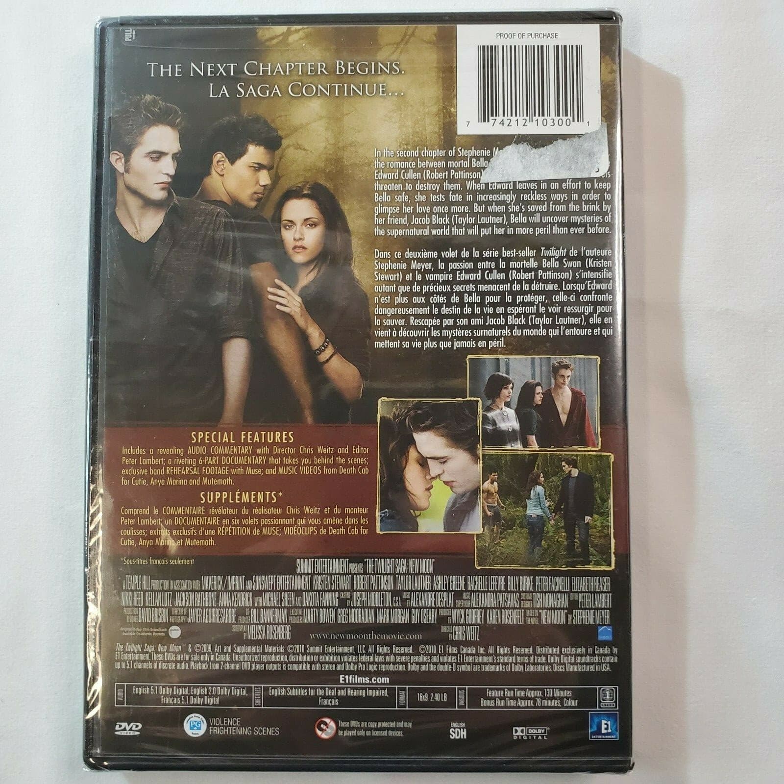 The Twilight Saga - New Moon 2 Disc Special Edition DVD New Sealed - Thumbnail 2