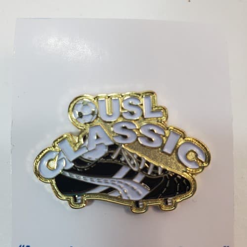 USL Classic Soccer Metal Lapel Cap Hat Scarf Pin Badge Crown Awards - Thumbnail 2