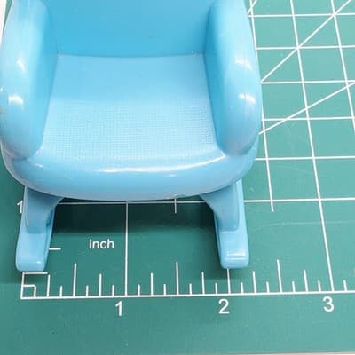 Fisher-Price Loving Family Dollhouse Adirondack Chair And Blue Rocking Chair - Thumbnail 13