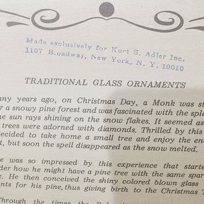Kurt Adler 12 Multicolor Small Glass Christmas Ornaments Made In Columbia 1.25" - Thumbnail 6
