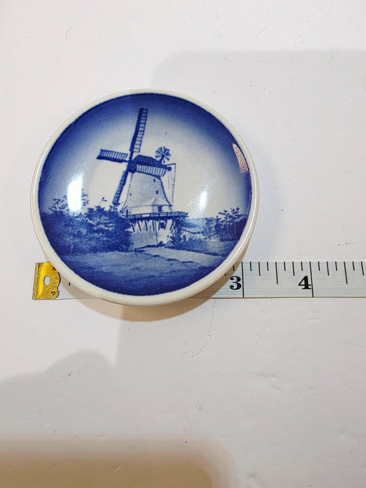 Vtg Royal Copenhagen Pin Trinket Dish Miniature Wall Plate Windmill Dybbol Molle - Thumbnail 7
