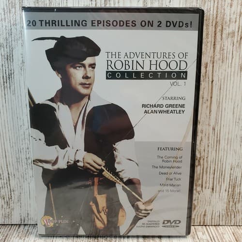 Adventures of Robin Hood Collection 2 DVD Set - Volume 1 New Sealed.