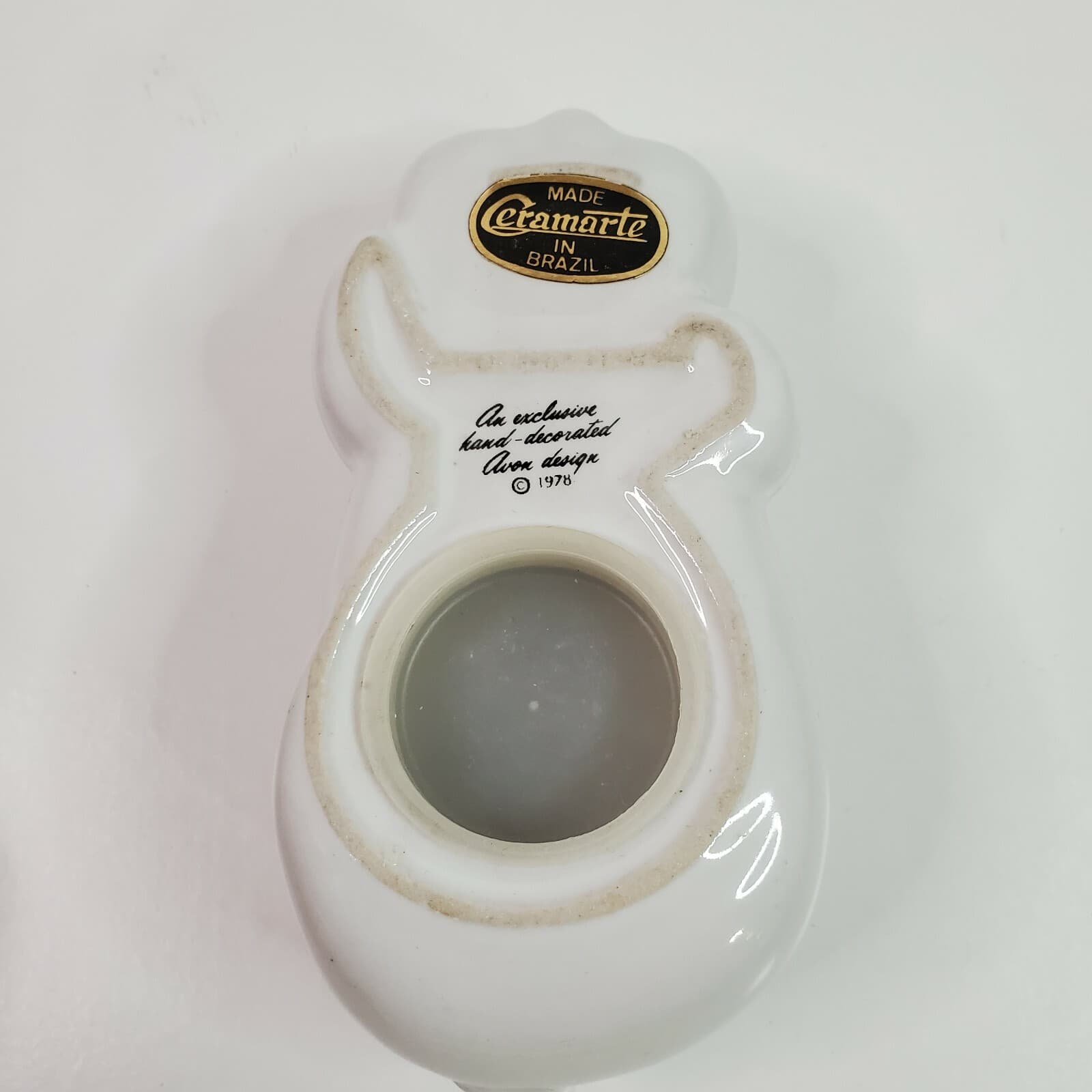 Vintage 1978 Avon Ceramic Pig Pomander Potpourri Holder Ceramarte Floral Pink - Thumbnail 7