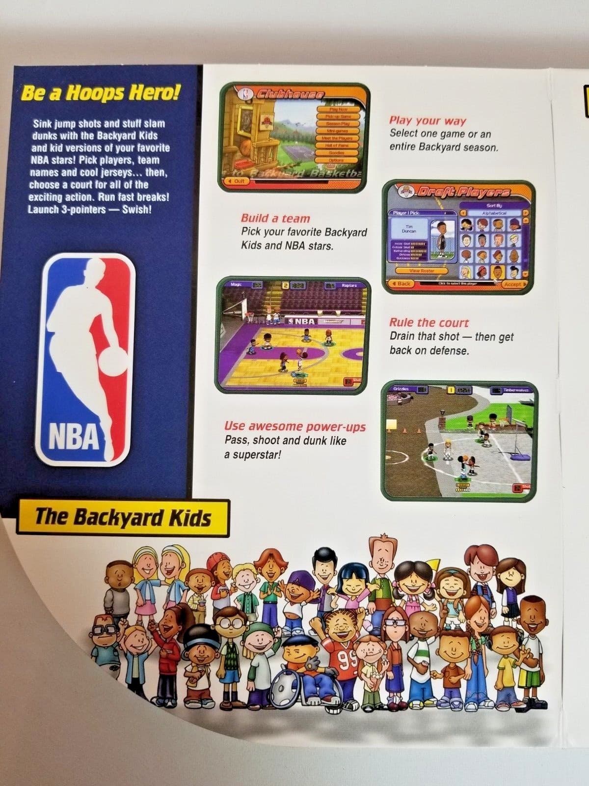 Big Box Backyard NBA Basketball 2004 PC Game Tim Duncan NEW factory sealed - Thumbnail 2
