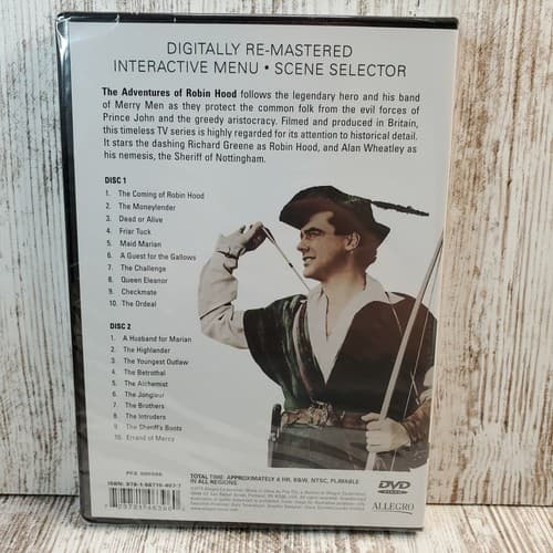 Adventures of Robin Hood Collection 2 DVD Set - Volume 1 New Sealed. - Thumbnail 2