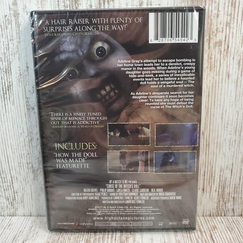 Curse Of The Witch's Doll Her Soul Lives On (2017-Ws) Horror New DVD - Thumbnail 2