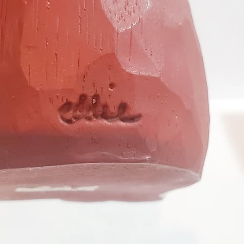 Vintage Eddie Walker Santa Figurine Christmas Decor Snowballs Glitter - Thumbnail 5