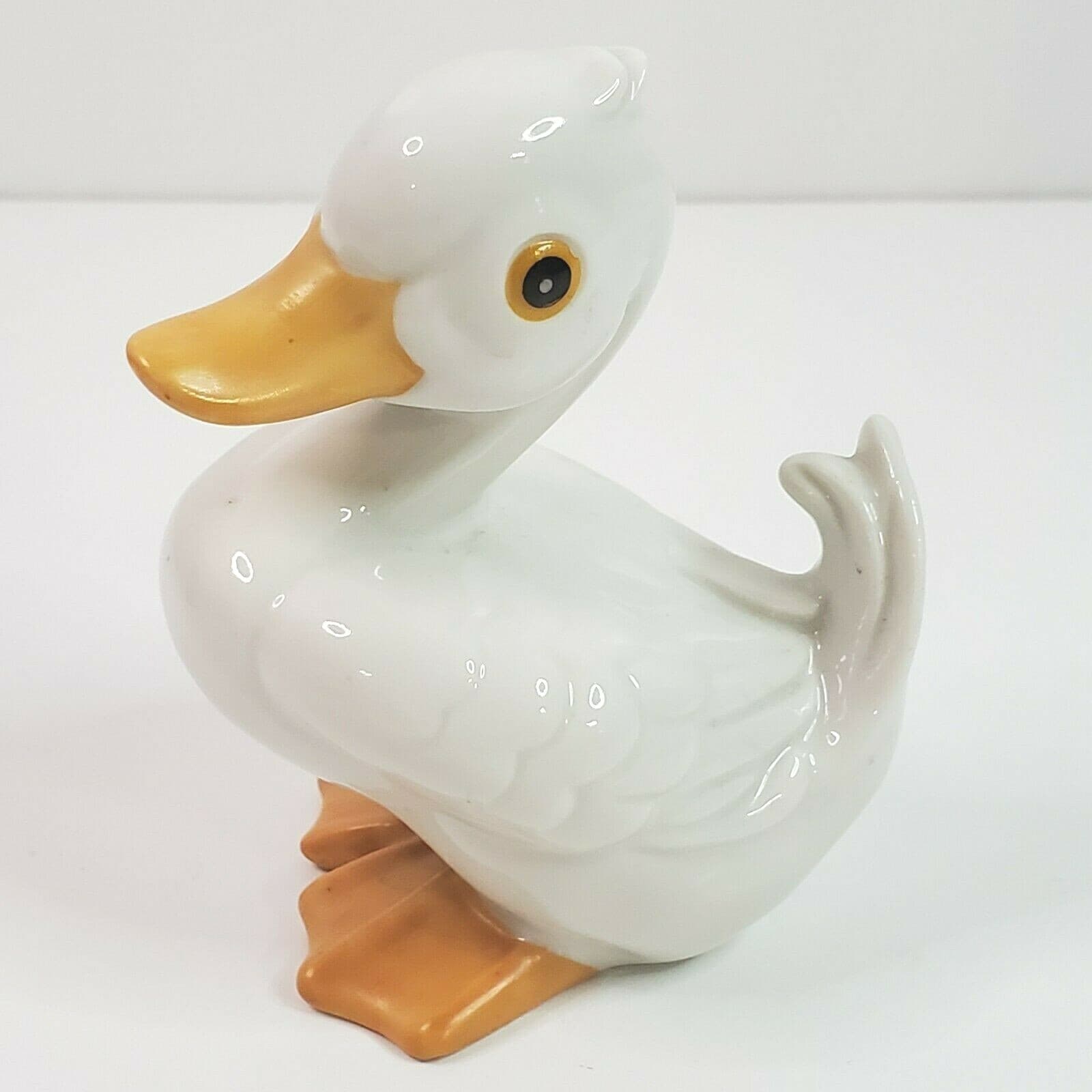 Homco #1414 White Ceramic Duck Duckling Figurine Porcelain Replacement piece