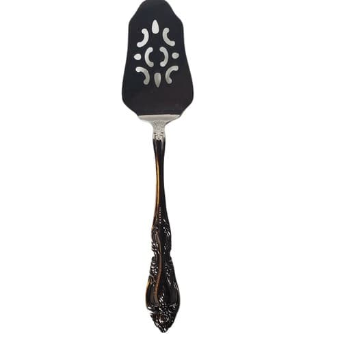 Imperial CHALMETTE Stainless Korea Serving Pie Spatula 9 1/4" Flatware Floral