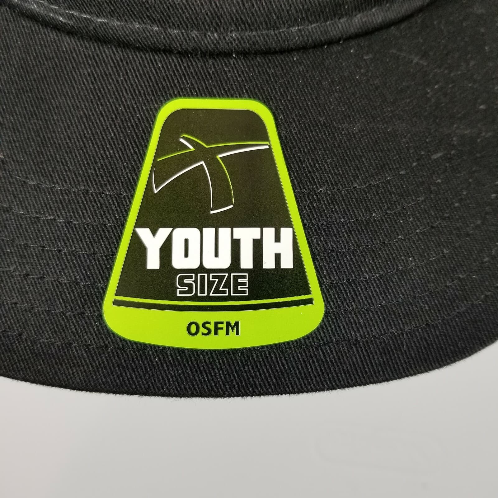 NO SWEAT Emoji Joy Pixels Ball Cap Hat Kids Youth Size OSFM Black NWT - Thumbnail 4
