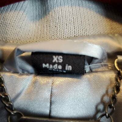 Pamela Mccoy Womens Windbreaker Jacket Silver Metallic Lined Zip Up XS New - Thumbnail 8