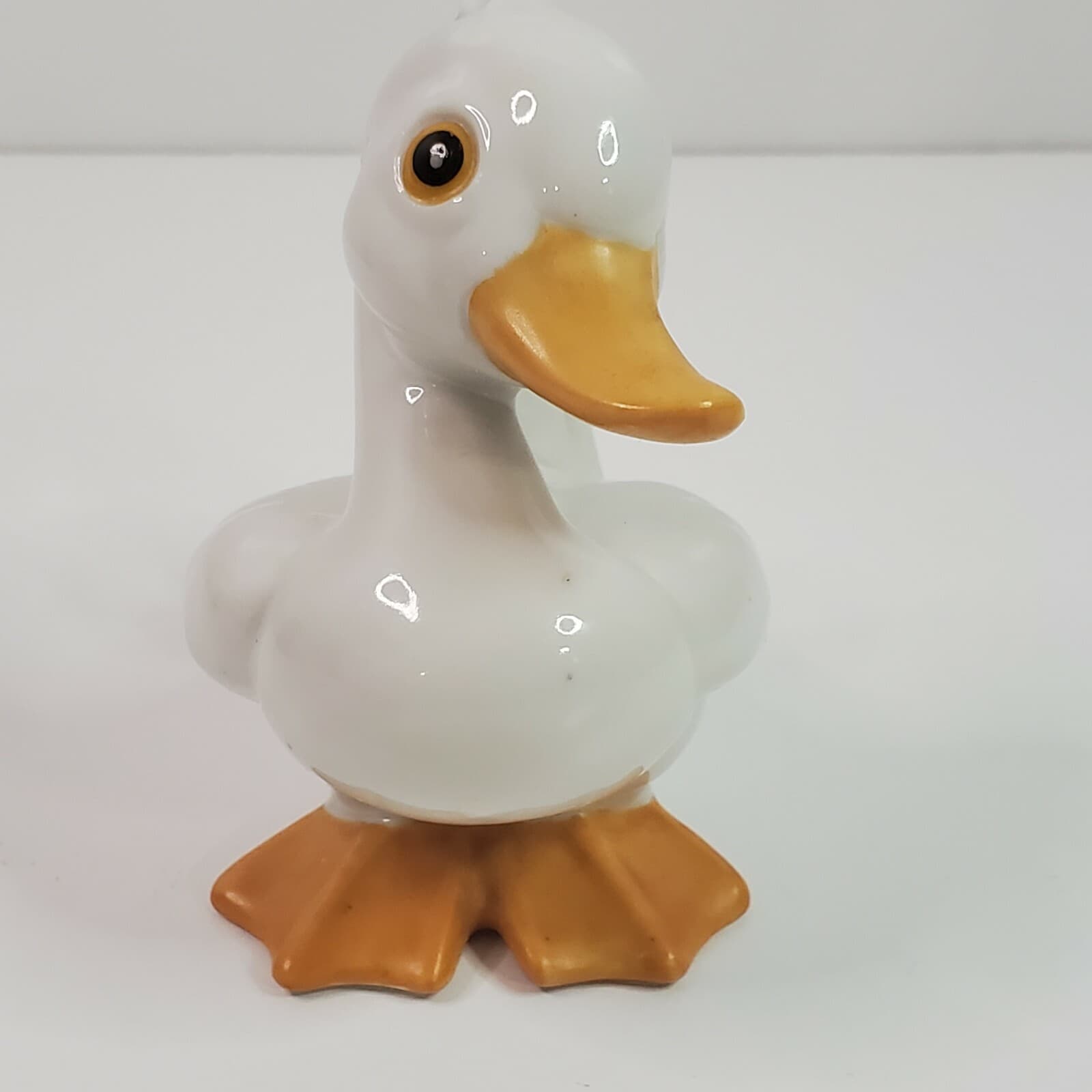 Homco #1414 White Ceramic Duck Duckling Figurine Porcelain Replacement piece - Thumbnail 2