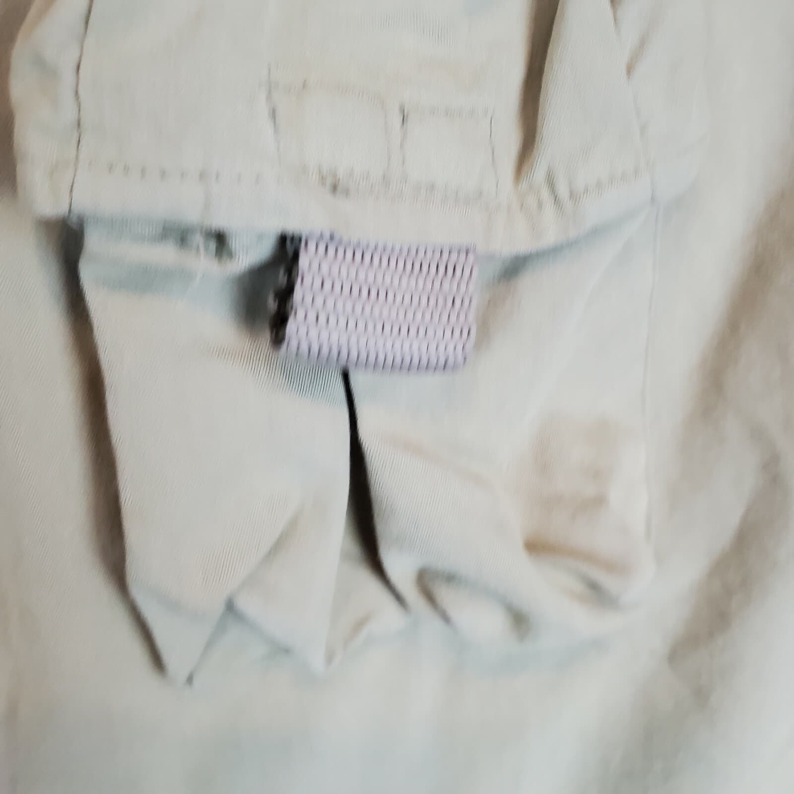 Bugle Boy Beige Khaki Tactical Vest Hunting Fishing Full Zip Cargo Pockets Sz M - Thumbnail 5