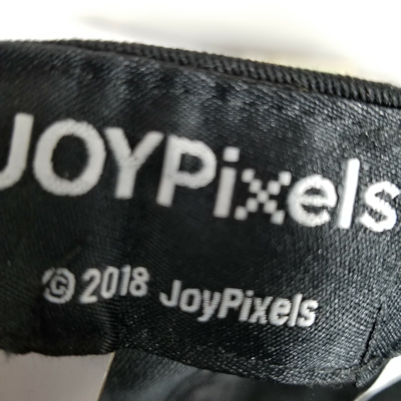 NO SWEAT Emoji Joy Pixels Ball Cap Hat Kids Youth Size OSFM Black NWT - Thumbnail 7
