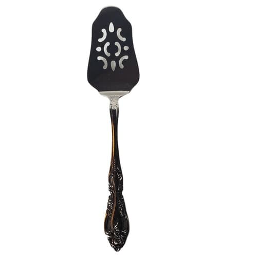 Imperial CHALMETTE Stainless Korea Serving Pie Spatula 9 1/4" Flatware Floral - Thumbnail 2
