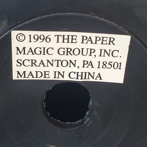 Vtg 1996 The Paper Magic Group Blow Mold Grim Reaper Skulls Halloween Decor 9 in - Thumbnail 7