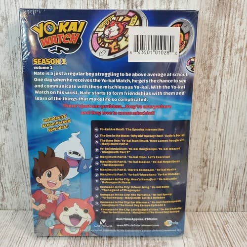 Yo-kai Watch: Season 1 Volume 1 Gift Set with Exclusive Comic Book (DVD) - Thumbnail 2