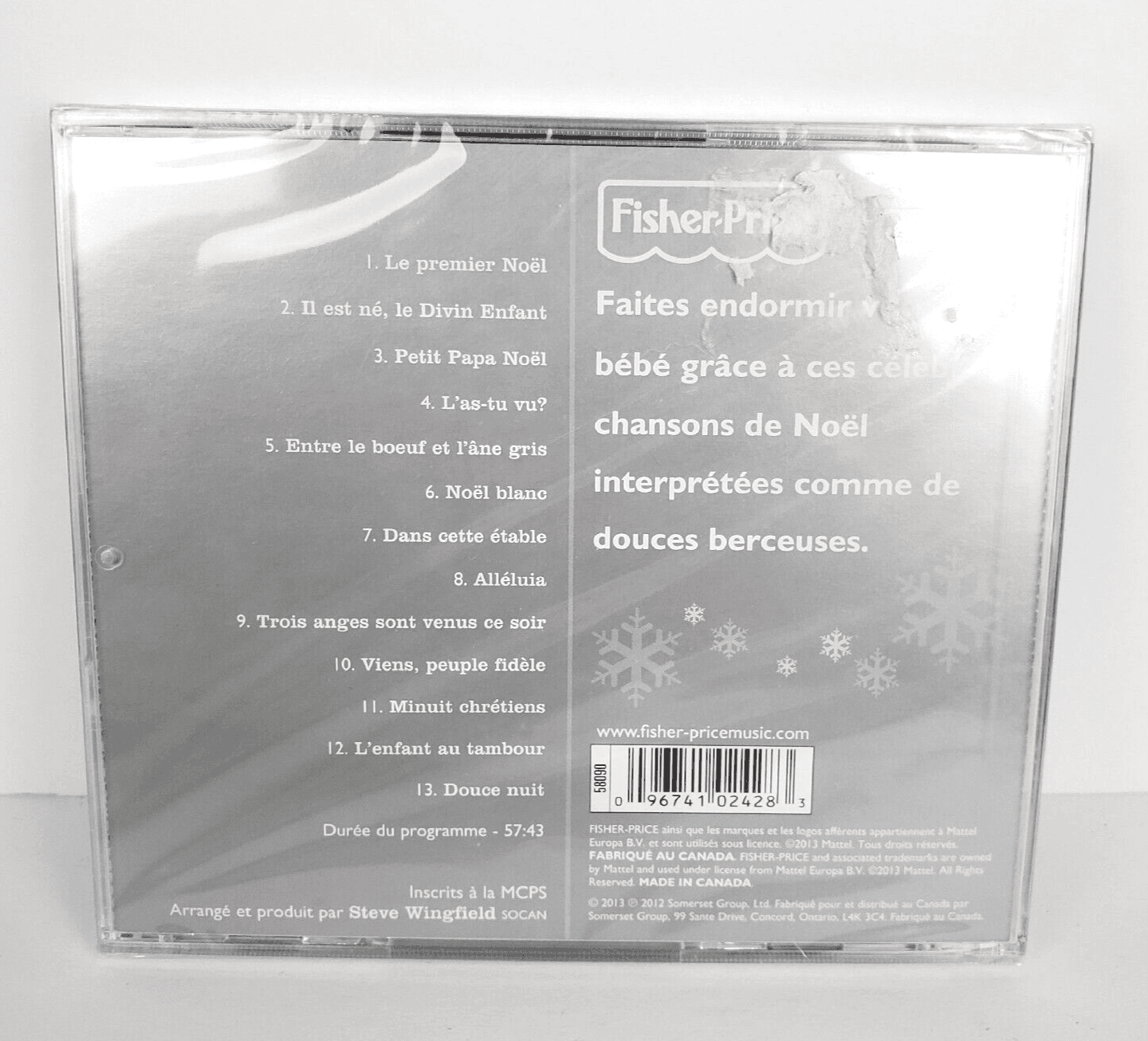 Le Premier (The First) Noel Fisher Price CD by Various Artists French Lullaby - Thumbnail 2