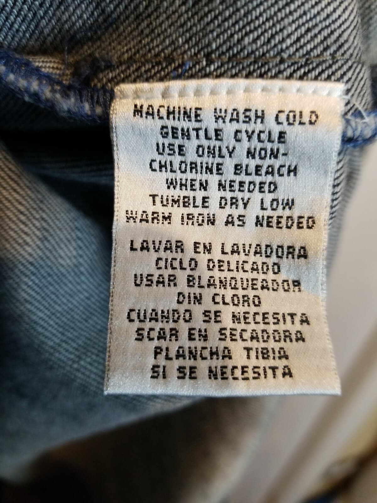 Units Dark Denim Lagenlook Coat Size Extra Large Embroidered 100% Cotton - Thumbnail 7