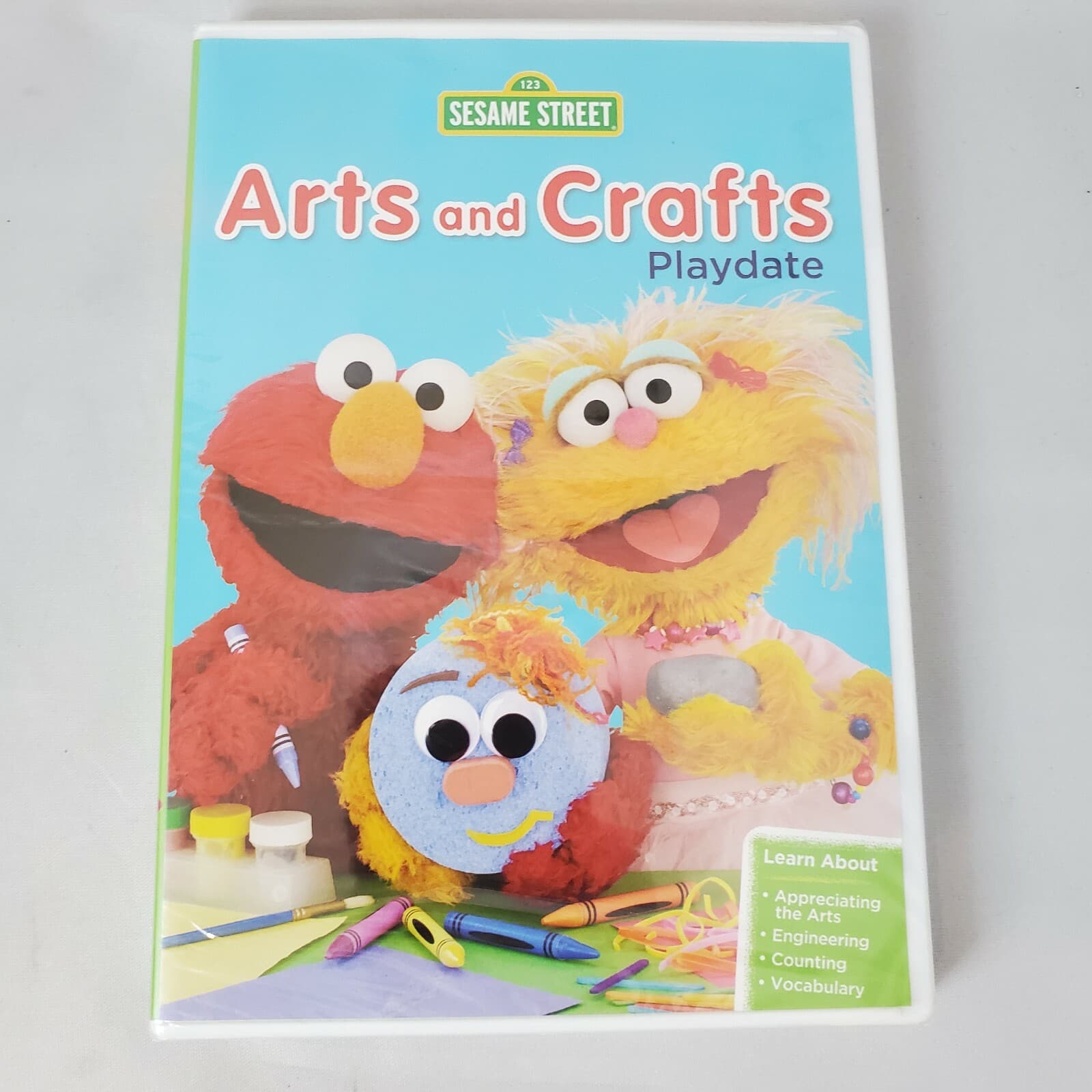 Sesame Street: Arts and Crafts Playdate (DVD, 2013) 2 Episodes; Bonus Segments