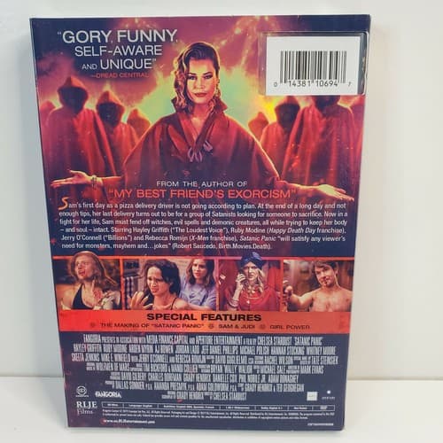 Satanic Panic (DVD, 2019, Widescreen) Hayley Griffith New Sealed Gory, Funny - Thumbnail 2