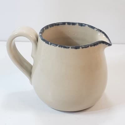 Vintage Home & Garden Party Ltd Stoneware 2003 Fruit Grapes Pears Creamer - Thumbnail 4