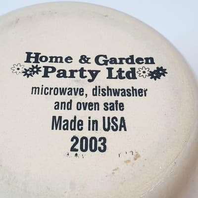 Vintage Home & Garden Party Ltd Stoneware 2003 Fruit Grapes Pears Creamer - Thumbnail 8