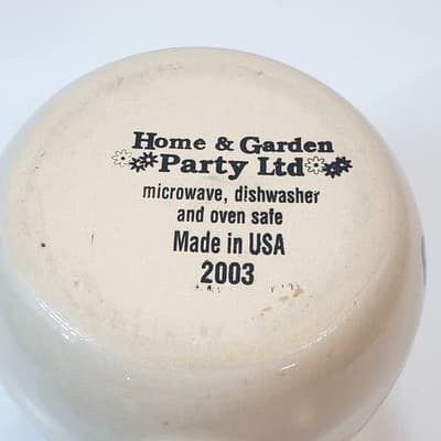 Vintage Home & Garden Party Ltd Stoneware 2003 Fruit Grapes Pears Creamer - Thumbnail 9