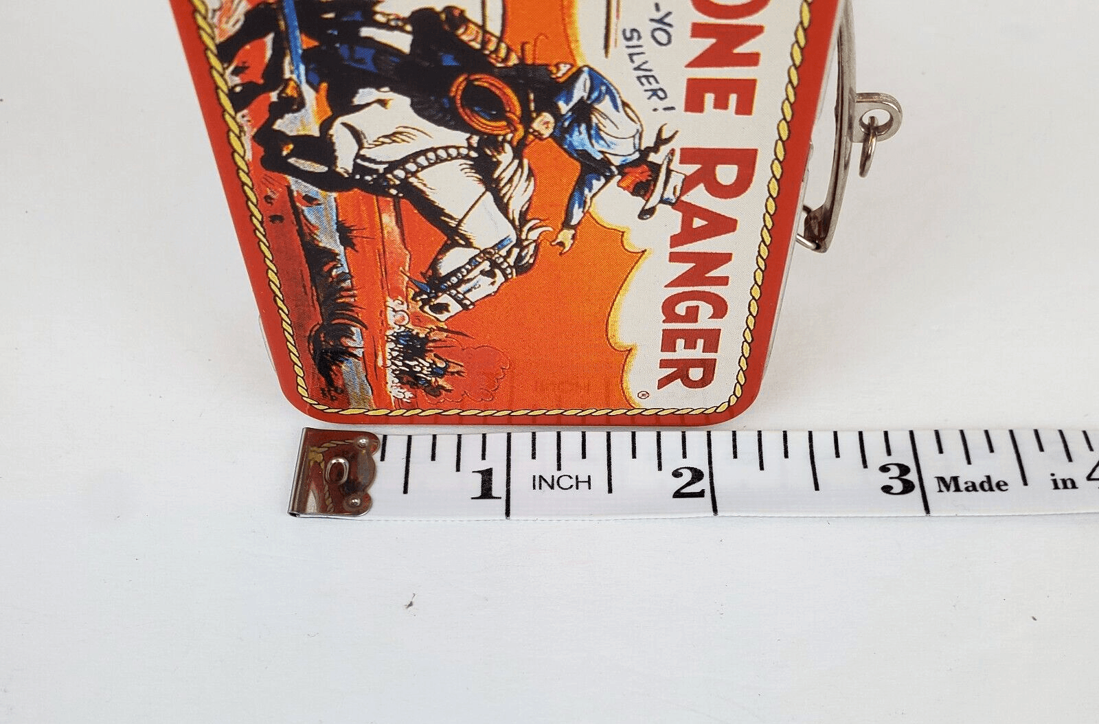 Hallmark The Lone Ranger Lunchbox Metal Keepsake Ornament in Original box 1997 - Thumbnail 6