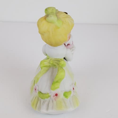 Vtg Lefton Birthday Girl Figurine with Cake Age 2 Blonde 2nd Birthday # 549-2 - Thumbnail 2