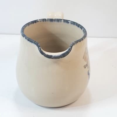 Vintage Home & Garden Party Ltd Stoneware 2003 Fruit Grapes Pears Creamer - Thumbnail 3