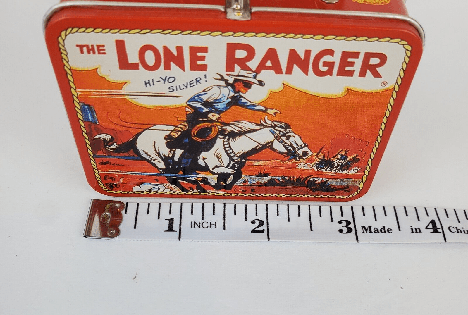 Hallmark The Lone Ranger Lunchbox Metal Keepsake Ornament in Original box 1997 - Thumbnail 5