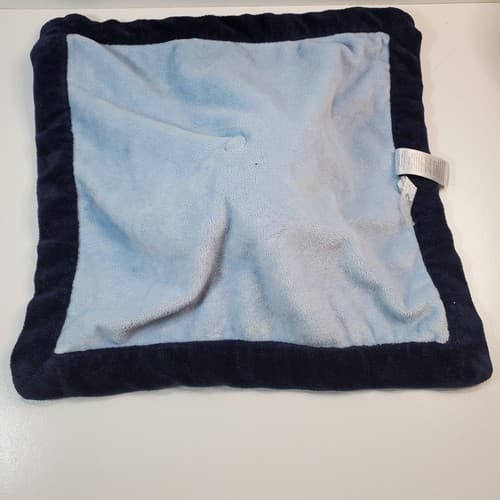 Carters Turtle Striped Lovey Security Blanket Baby Plush Soft Toy Blue Green 13" - Thumbnail 4
