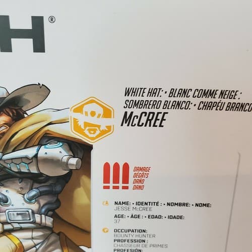 Overwatch Ultimates Series Posh Tracer White Hat McCree White Hat Skin Pack - Thumbnail 7