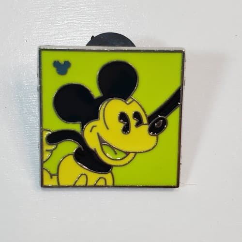 WDW Disney Trading Pin 2010 Hidden Mickey Series 1 of 5 Neon Green Mickey Mouse