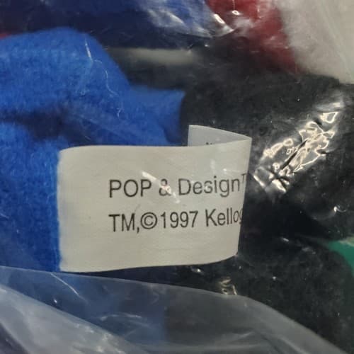 Vtg 1997 Kellogg's Bean Bag Breakfast Bunch Snap / Crackle / Pop Plush Toys - Thumbnail 9