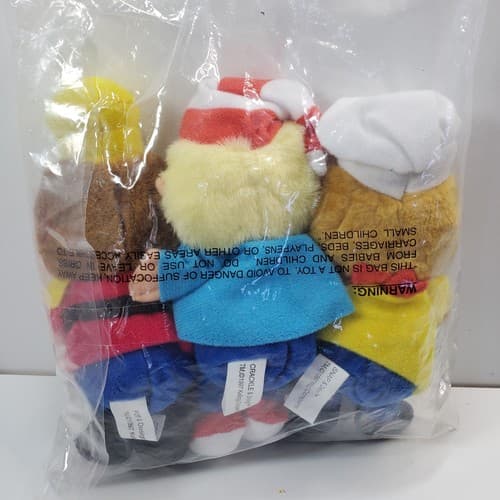 Vtg 1997 Kellogg's Bean Bag Breakfast Bunch Snap / Crackle / Pop Plush Toys - Thumbnail 5