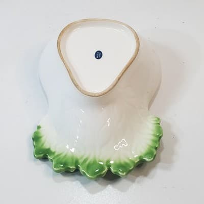 Vintage Celery Bok Choy Shaped Ceramic Bowl Dish Vegetable Decor Made In Japan - Thumbnail 6