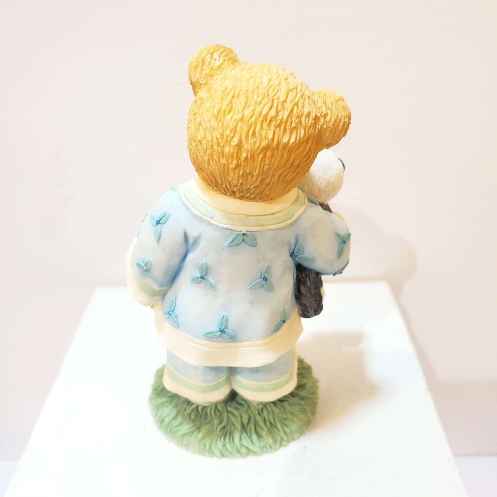 Vintage 1996 Cherished Teddies Lian Our Friendship Spans Many Miles Figurine - Thumbnail 3