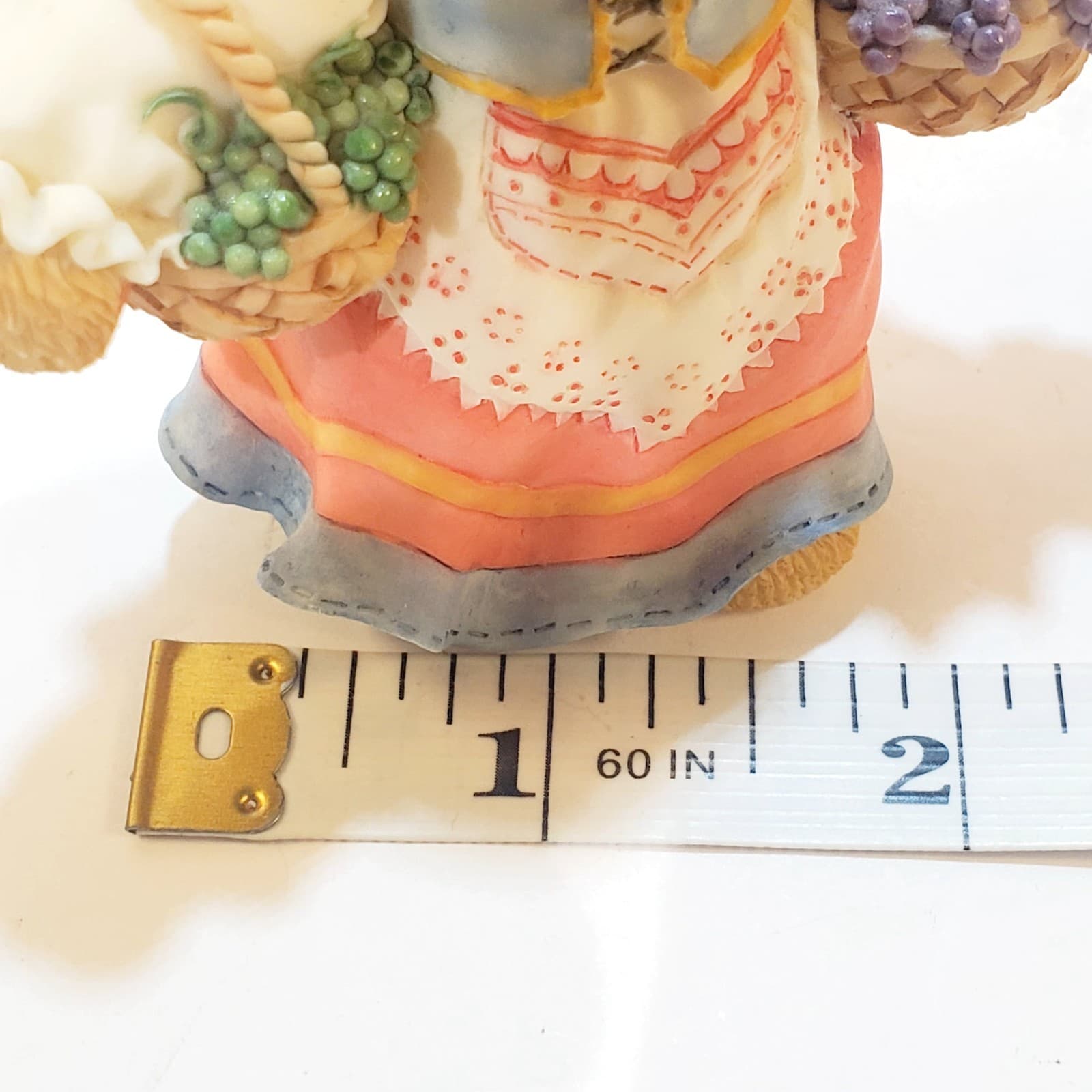 Vtg 1997 Cherished Teddies Sophia From Italy Grapes On Vine Friendship Figurine - Thumbnail 7