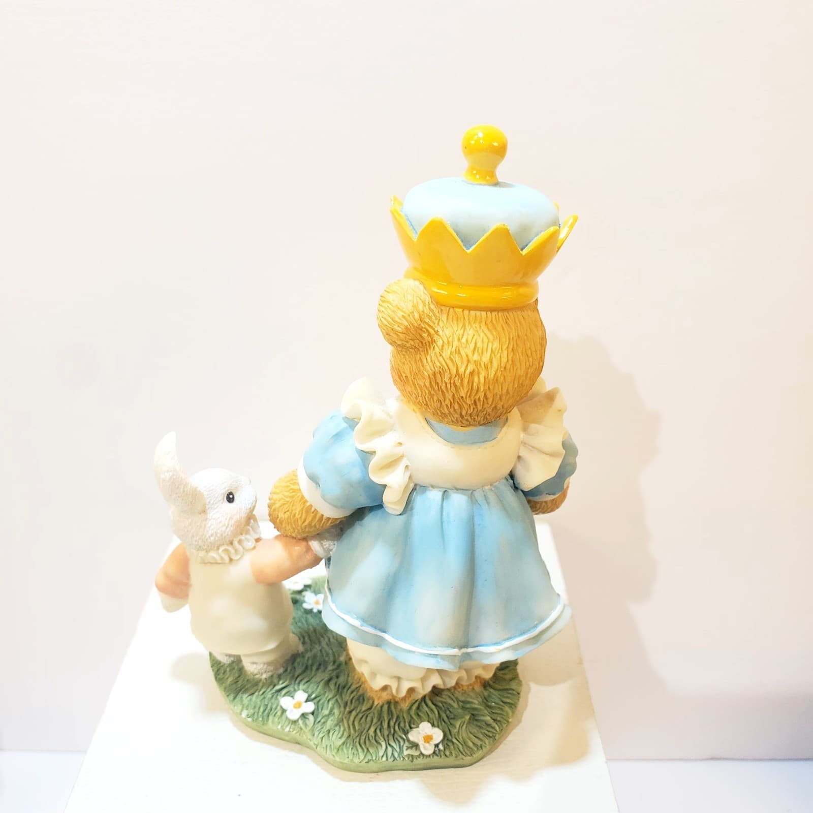 Vintage 1997 Cherished Teddies Alicia Through The Looking Glass See You Figurine - Thumbnail 3
