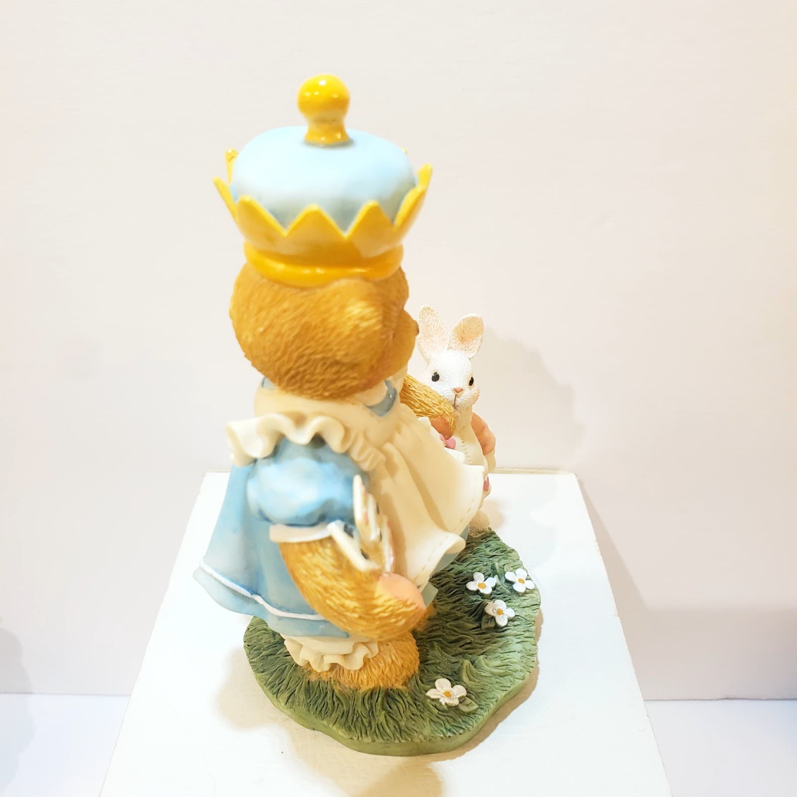 Vintage 1997 Cherished Teddies Alicia Through The Looking Glass See You Figurine - Thumbnail 2